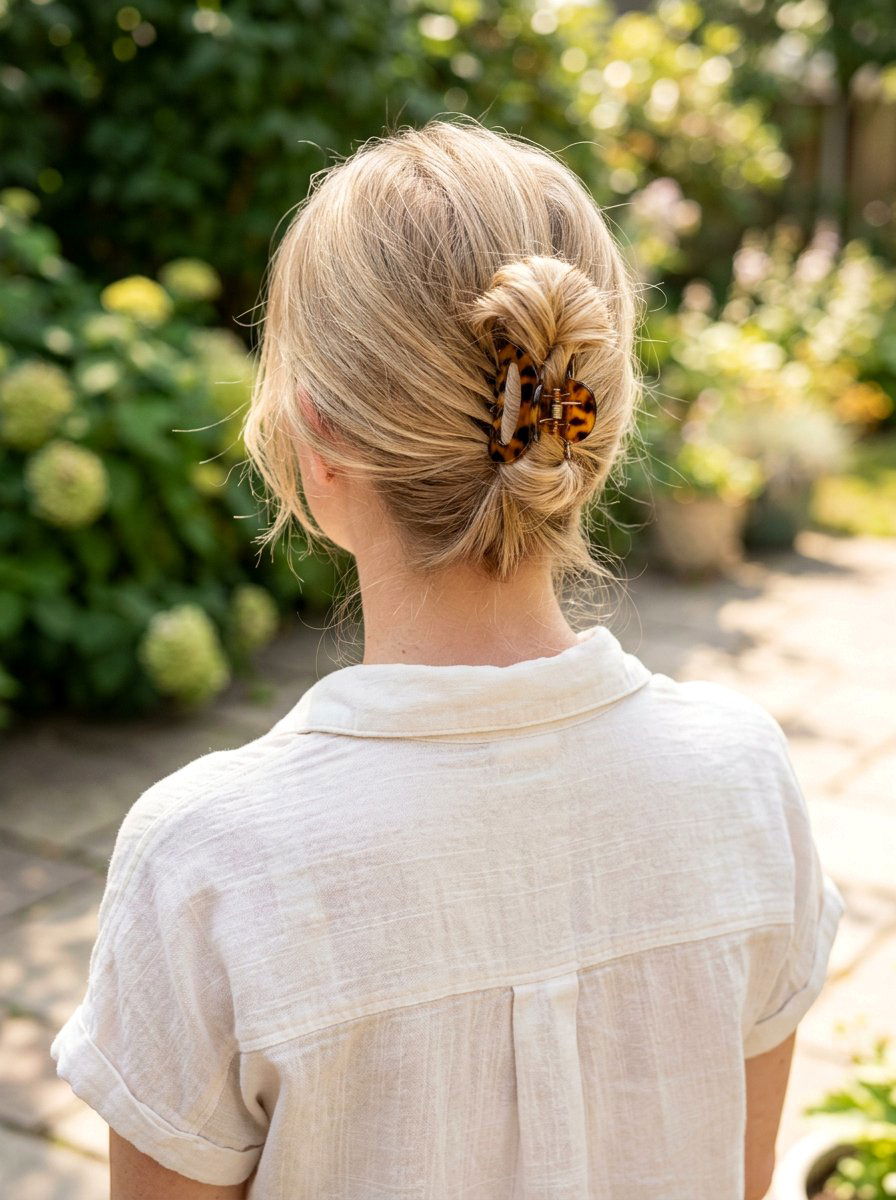 Summer Claw Clip Bun For Thin Hair - 20 summer claw clip bun - 20 summer claw clip bun