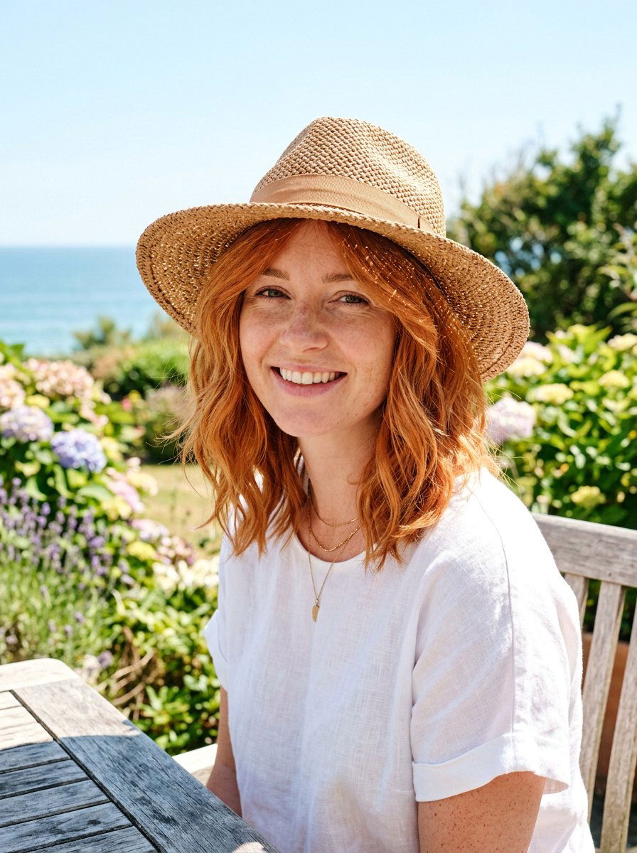 Summer Light Copper Red Hair - 20 seasonal hair color ideas for redheads - 20 seasonal hair color ideas for redheads