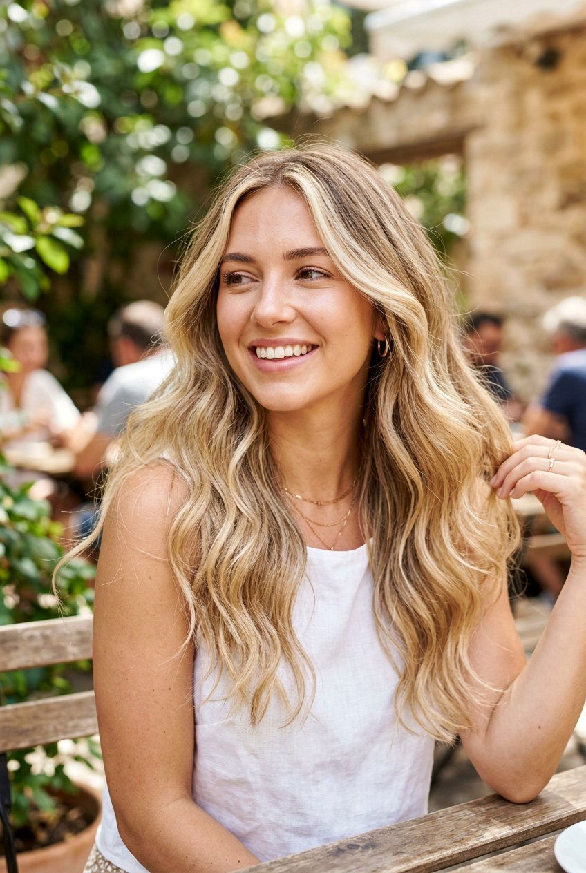 Sun Kissed Blonde Balayage - 20 soft blonde balayage hair - 20 soft blonde balayage hair