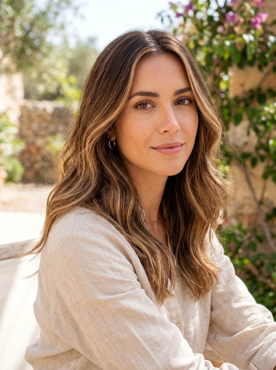 Sun Kissed Brunette Balayage On Medium Hair - 20 classy brunette balayage ideas - 20 classy brunette balayage ideas