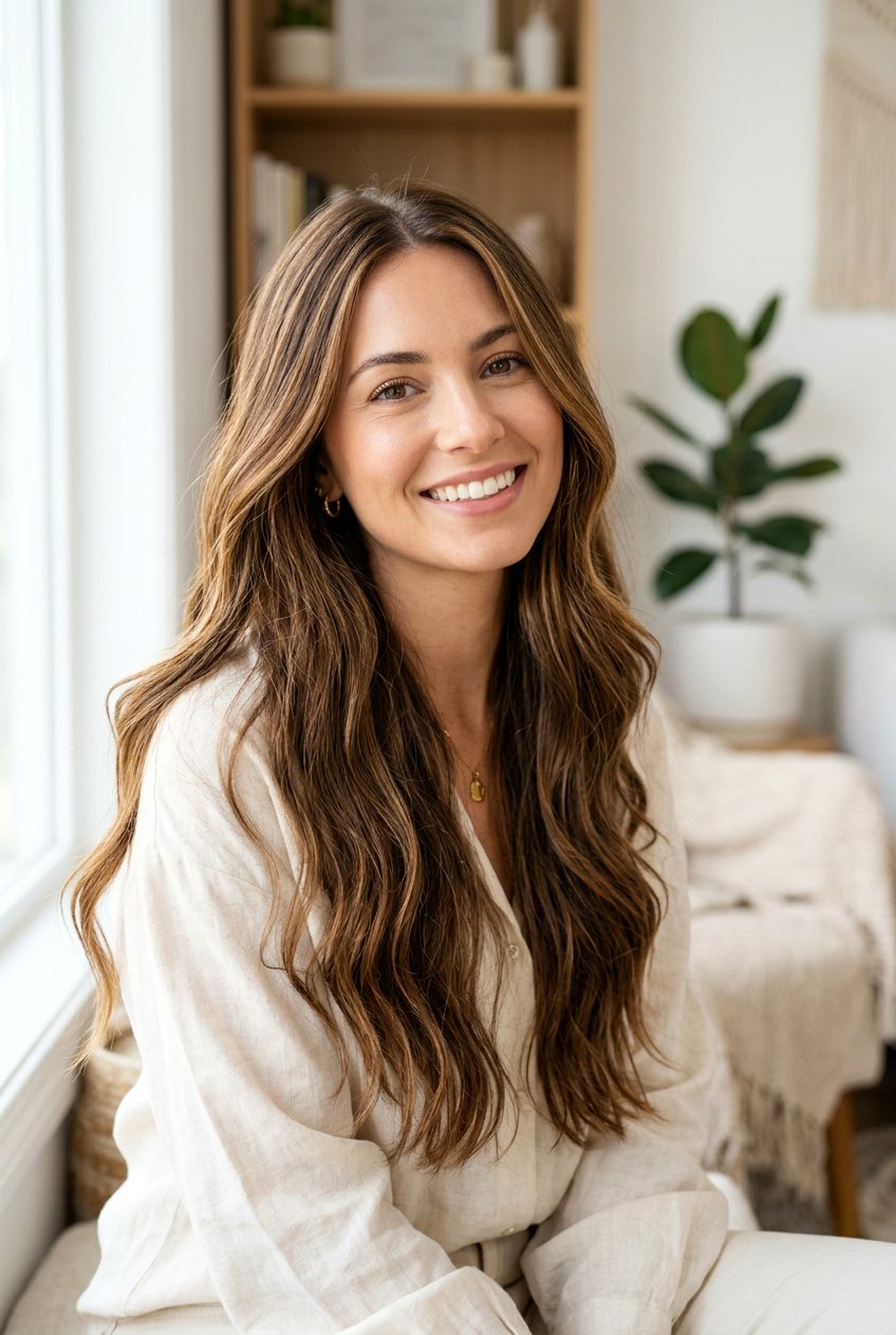 Sun Kissed Brunette Hair - 20 warm toned brunette hair - 20 warm toned brunette hair