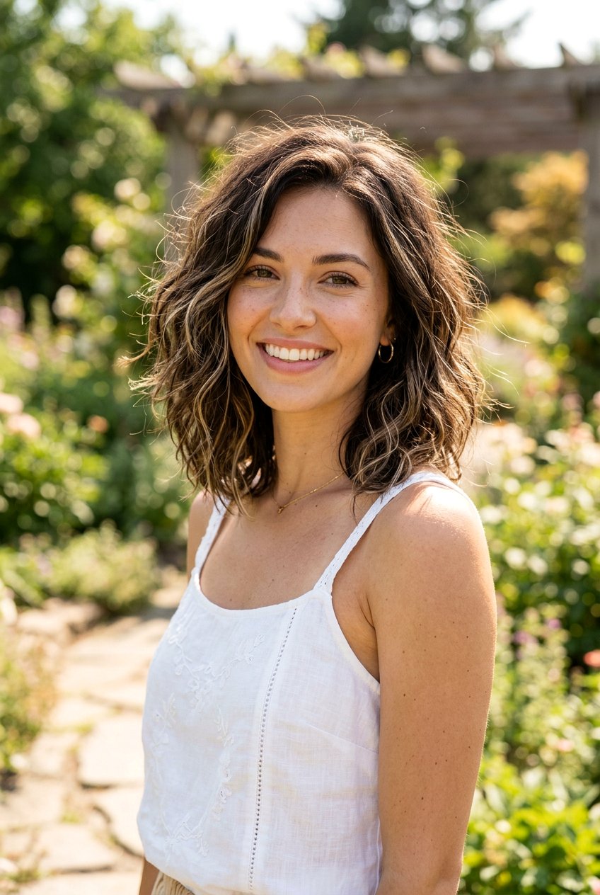 20 Stunning Brunette Lob Balayage Ideas for Your Next Look
