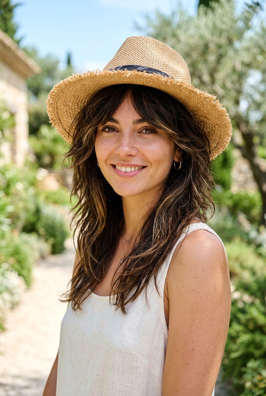 Sun Kissed Brunette Wolf Cut - 20 brunette wolf cut color ideas - 20 brunette wolf cut color ideas