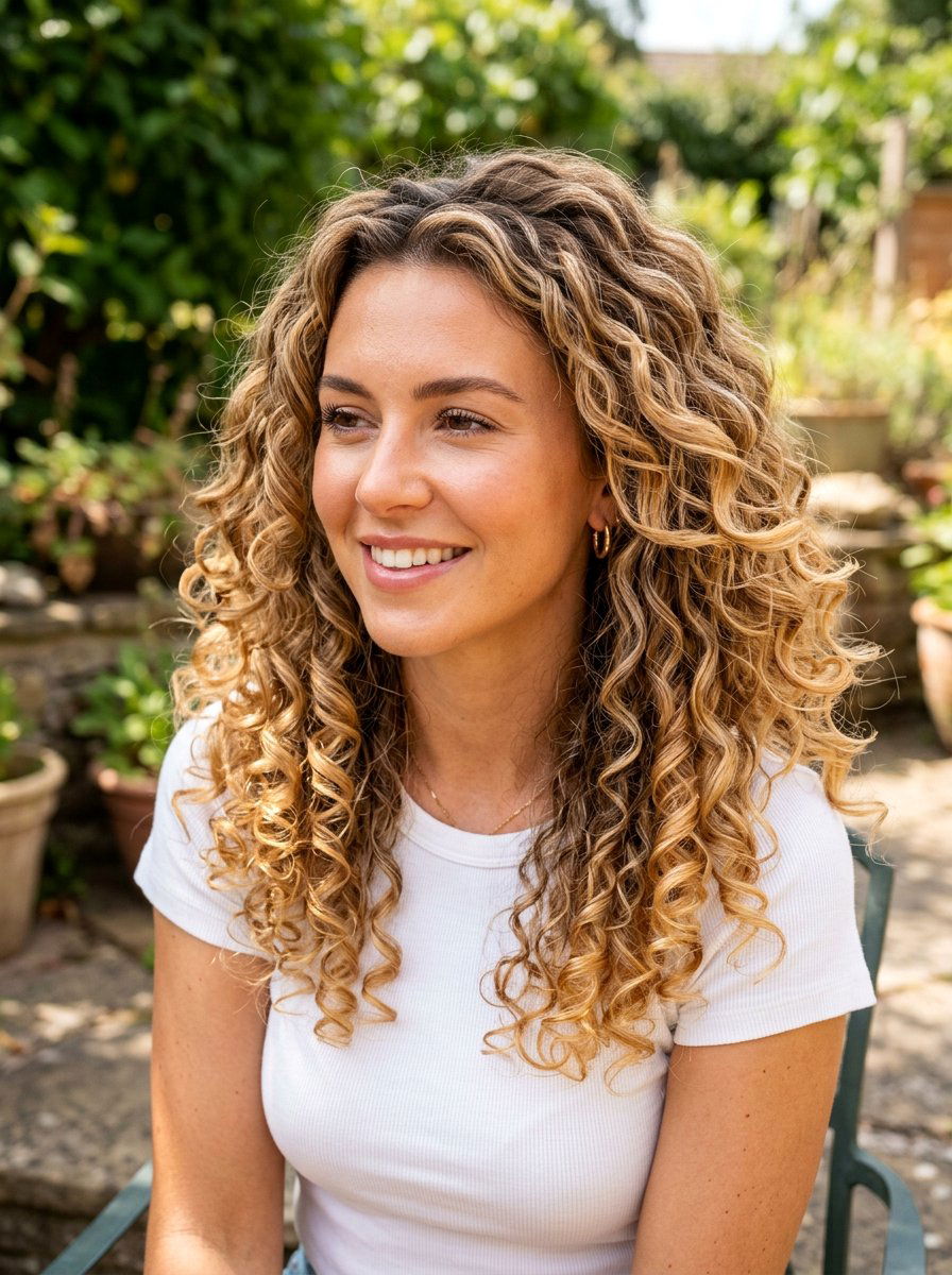 Sun Kissed Caramel Blonde On Curly Hair - 20 sun kissed caramel blonde hair - 20 sun kissed caramel blonde hair