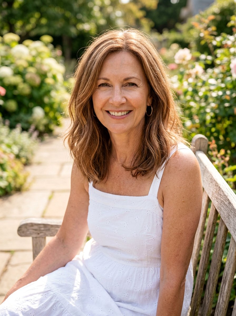 Sun Kissed Copper Highlights - 20 soft copper for mature women - 20 soft copper for mature women