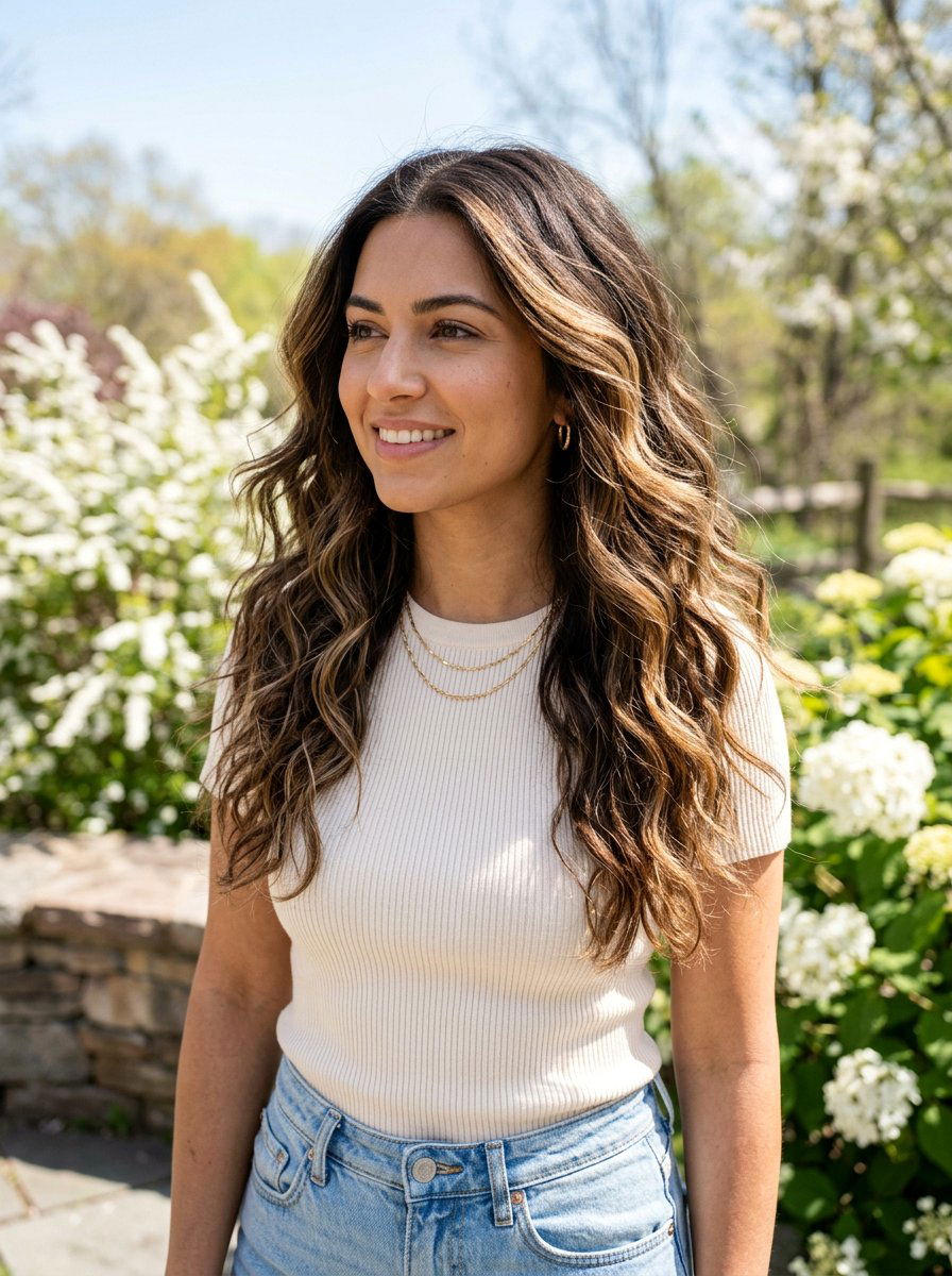 Sun Kissed Highlights For Dark Brown Hair - 20 spring highlights for dark brown hair - 20 spring highlights for dark brown hair