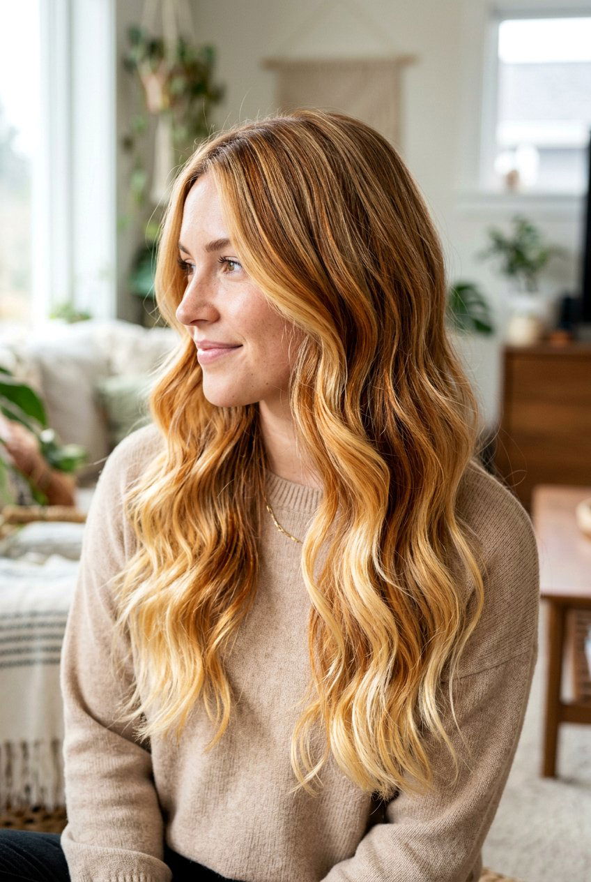 Sun kissed blonde hair with amber lowlights - 20 blonde hair with lowlights - 20 blonde hair with lowlights