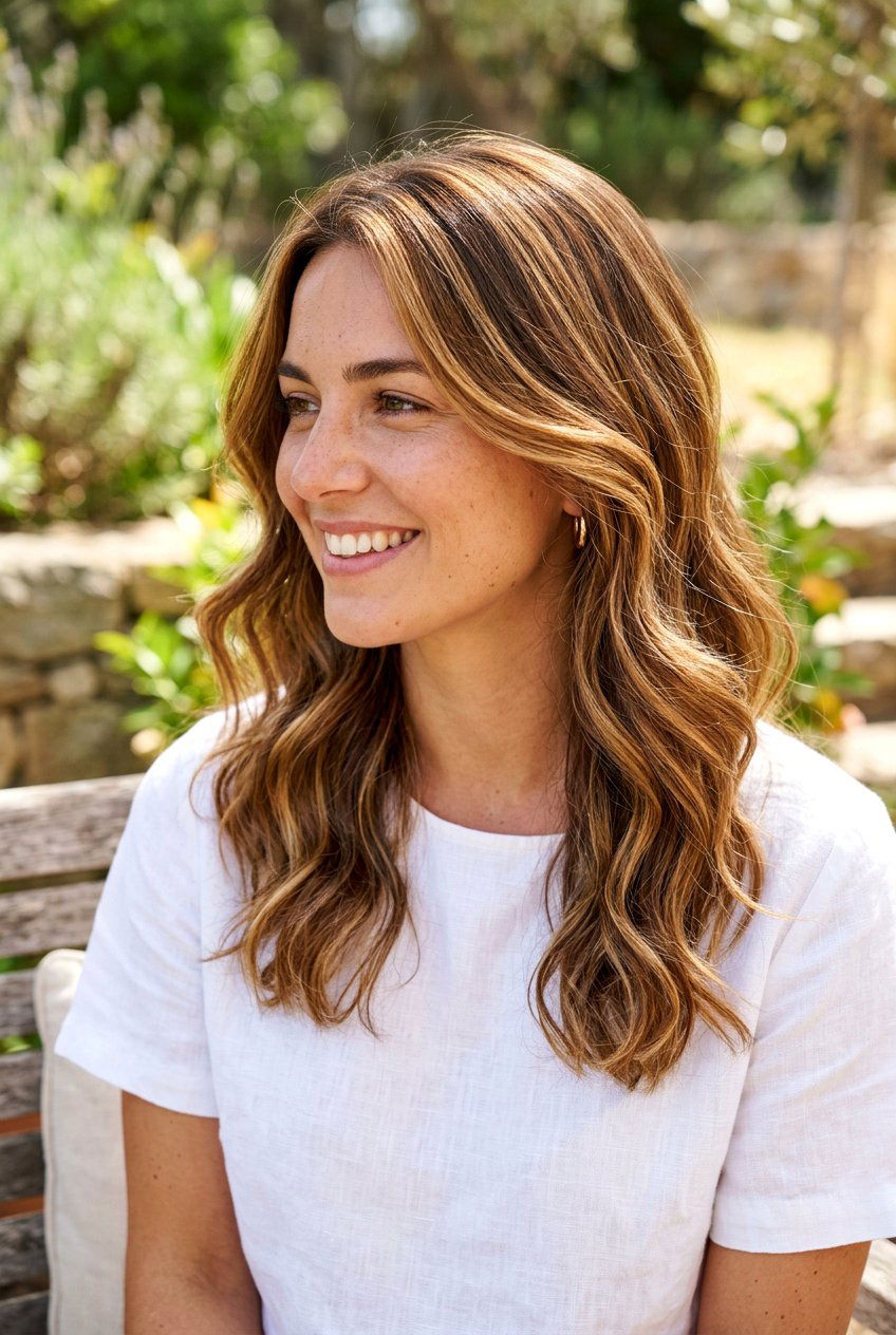 Sun kissed caramel highlights for brunettes - 20 brunette hair with caramel highlights - 20 brunette hair with caramel highlights