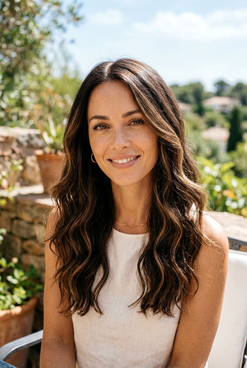 Sun kissed highlights for brunettes - 20 natural looking highlights - 20 natural looking highlights