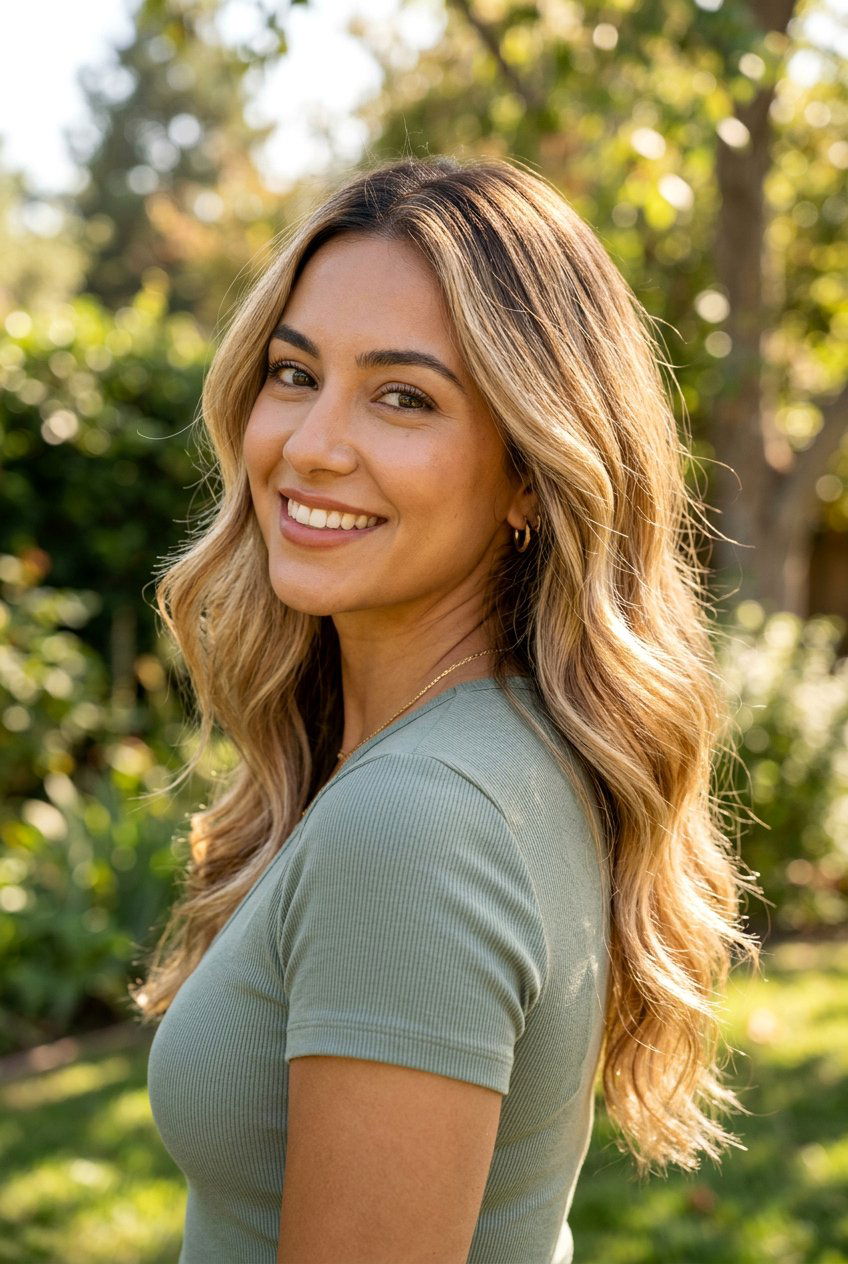 Sunlit Blonde Balayage For Olive Skin - 20 sunlit blonde balayage - 20 sunlit blonde balayage