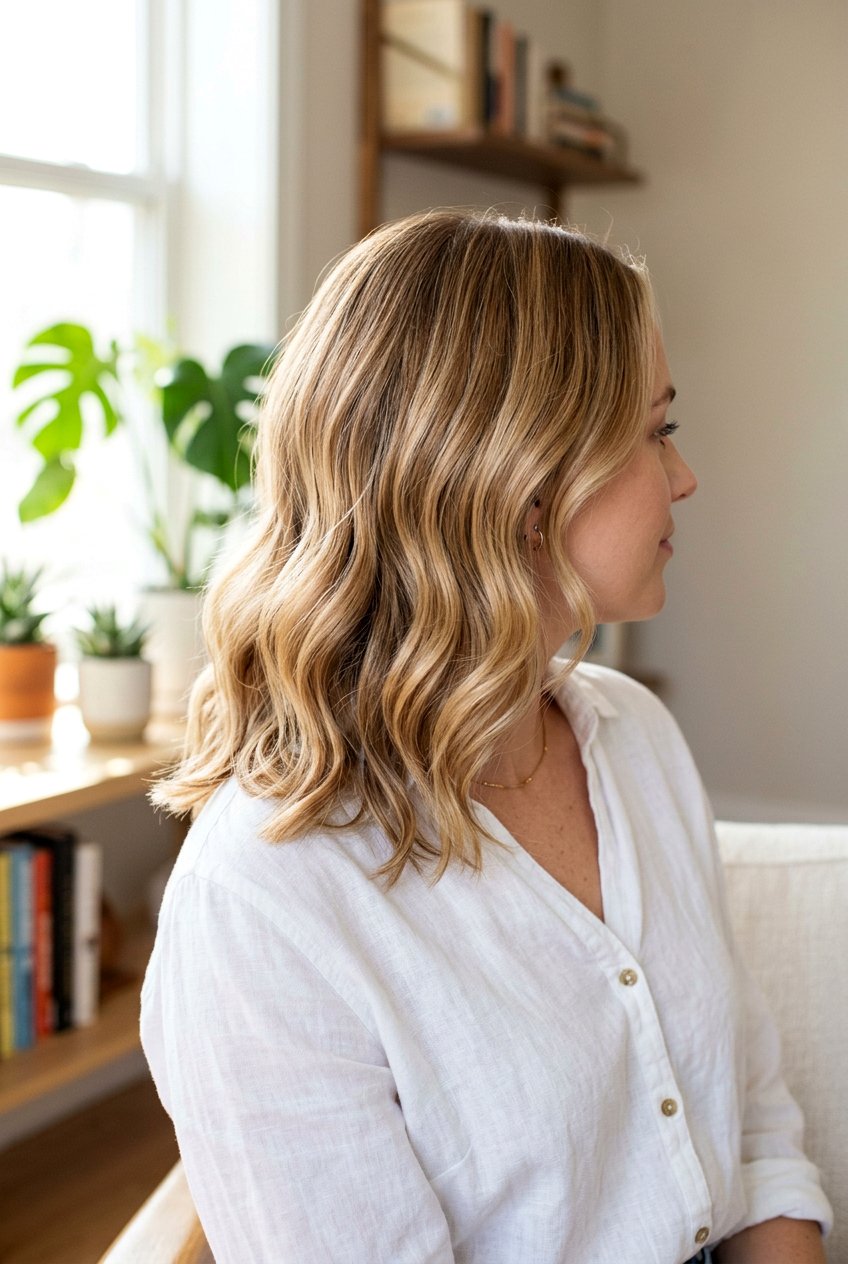 Sunlit Blonde Balayage On Medium Hair - 20 sunlit blonde balayage - 20 sunlit blonde balayage