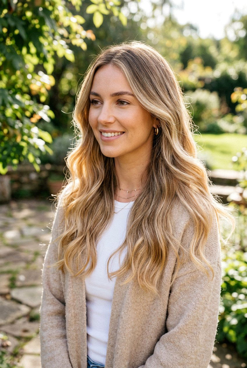 Sunlit Blonde Balayage With Root Shadow - 20 sunlit blonde balayage - 20 sunlit blonde balayage
