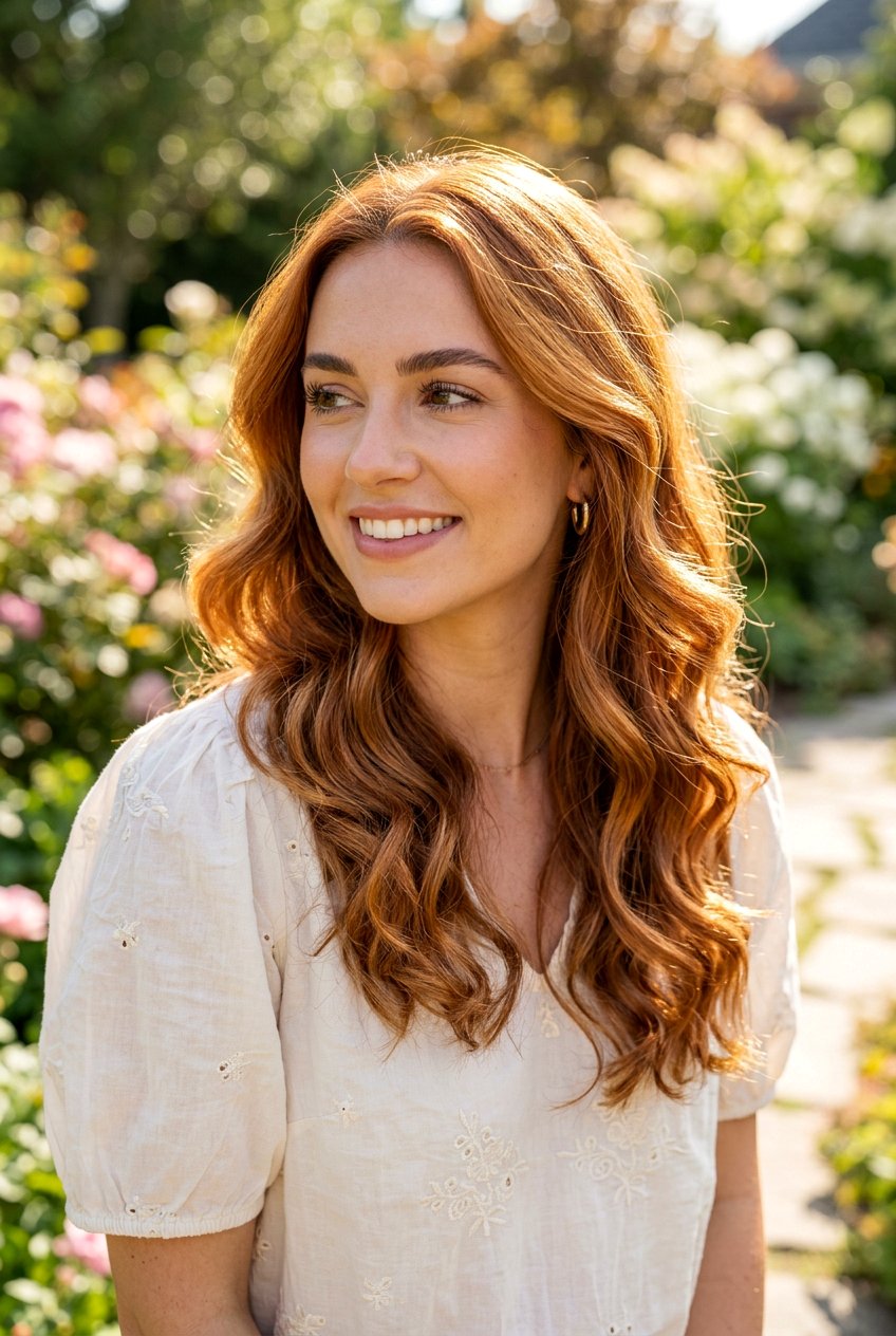 Sunlit Copper Hair Color - 20 spring copper hair color - 20 spring copper hair color