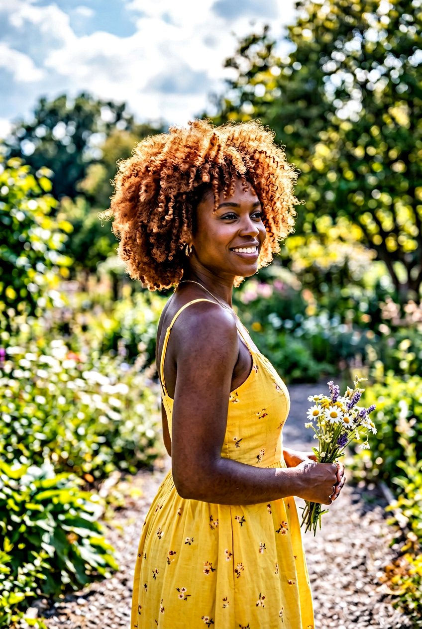 Sunlit copper natural hair - 20 copper twa hairstyle - 20 copper twa hairstyle