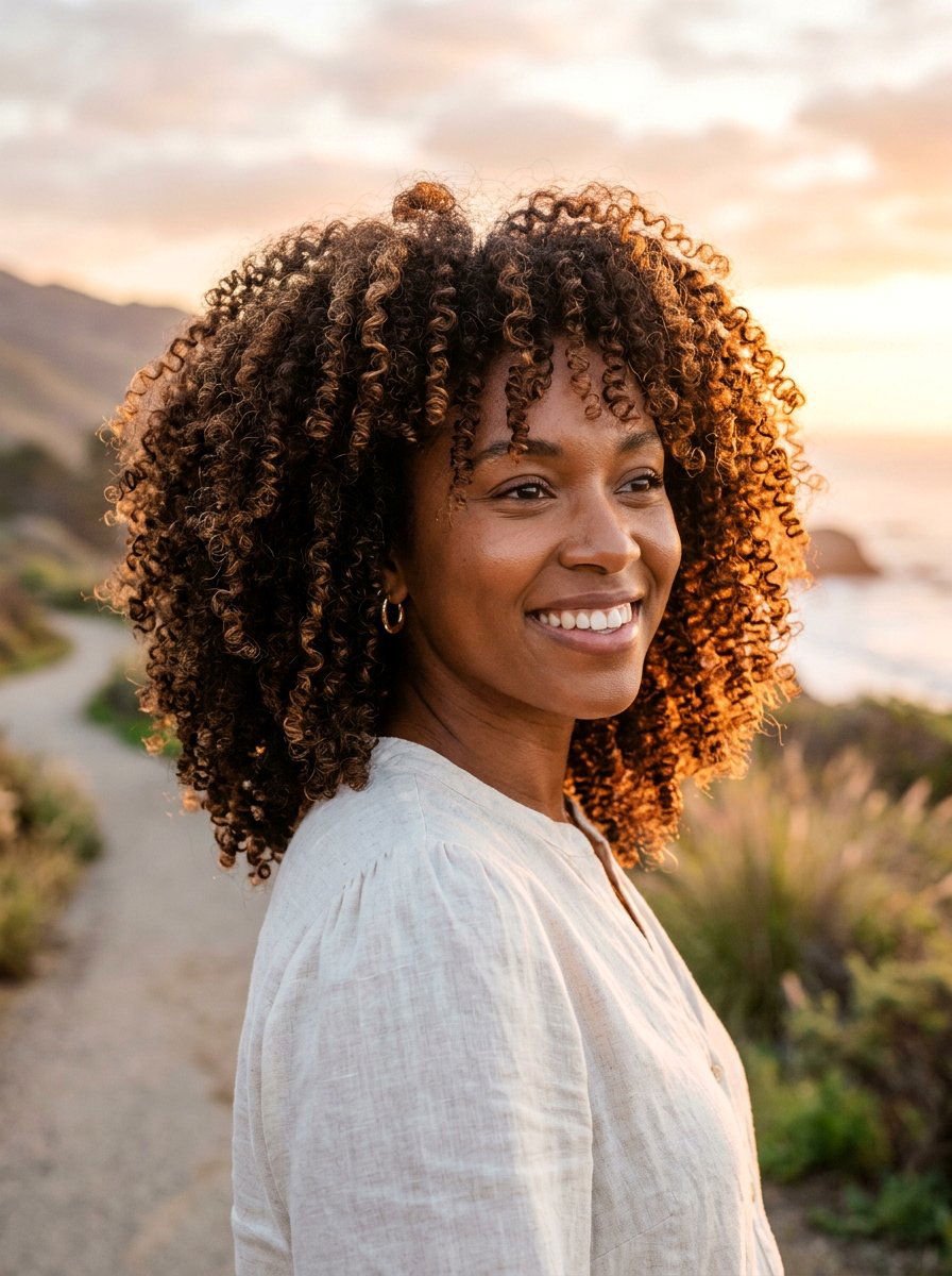 Sunrise Highlights On Natural Hair - 20 sunrise hair color ideas - 20 sunrise hair color ideas