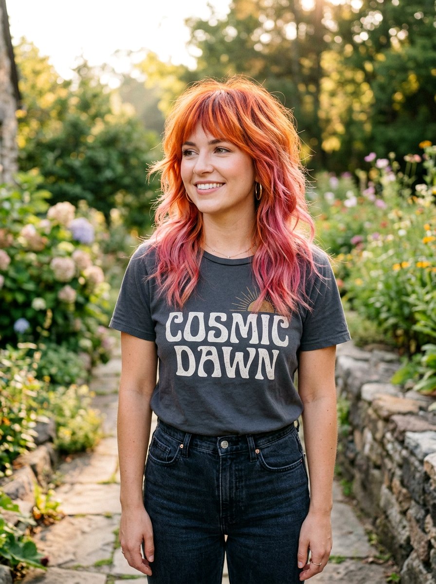 Sunrise Pink And Orange Hair Color - 20 sunrise hair color ideas - 20 sunrise hair color ideas