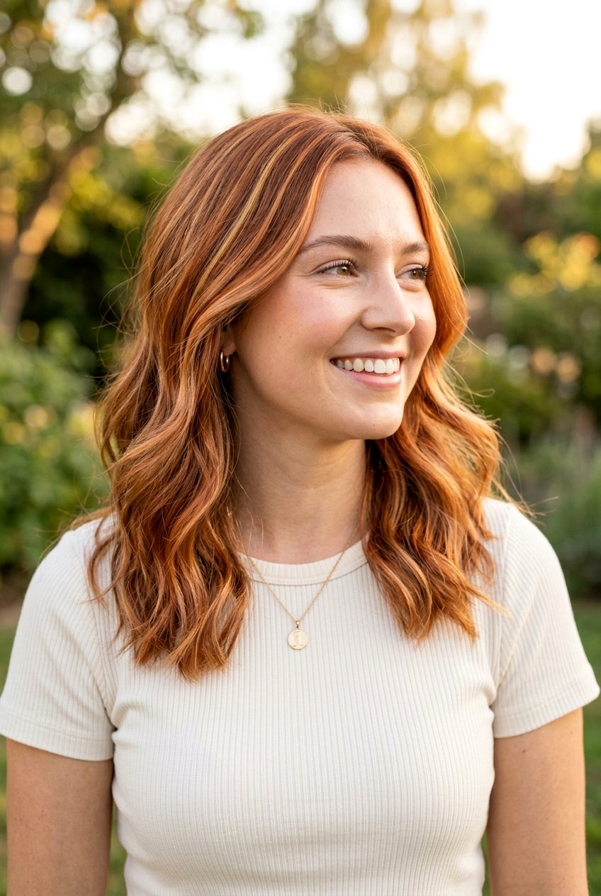 Sunset Hair with Highlights - 20 sunset hair color ideas - 20 sunset hair color ideas