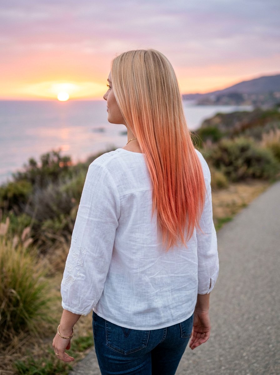 Sunset Ombre On Blonde Hair - 20 sunset ombre hair color - 20 sunset ombre hair color