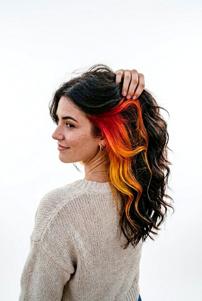 Sunset hidden rainbow hair - 20 hidden rainbow hair - 20 hidden rainbow hair