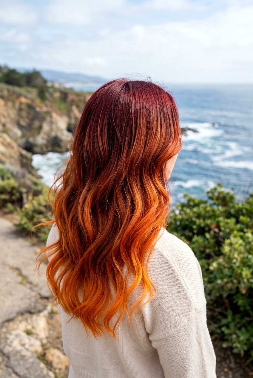 20 Fiery Red Ombre Hair Color Ideas You Will Absolutely Love