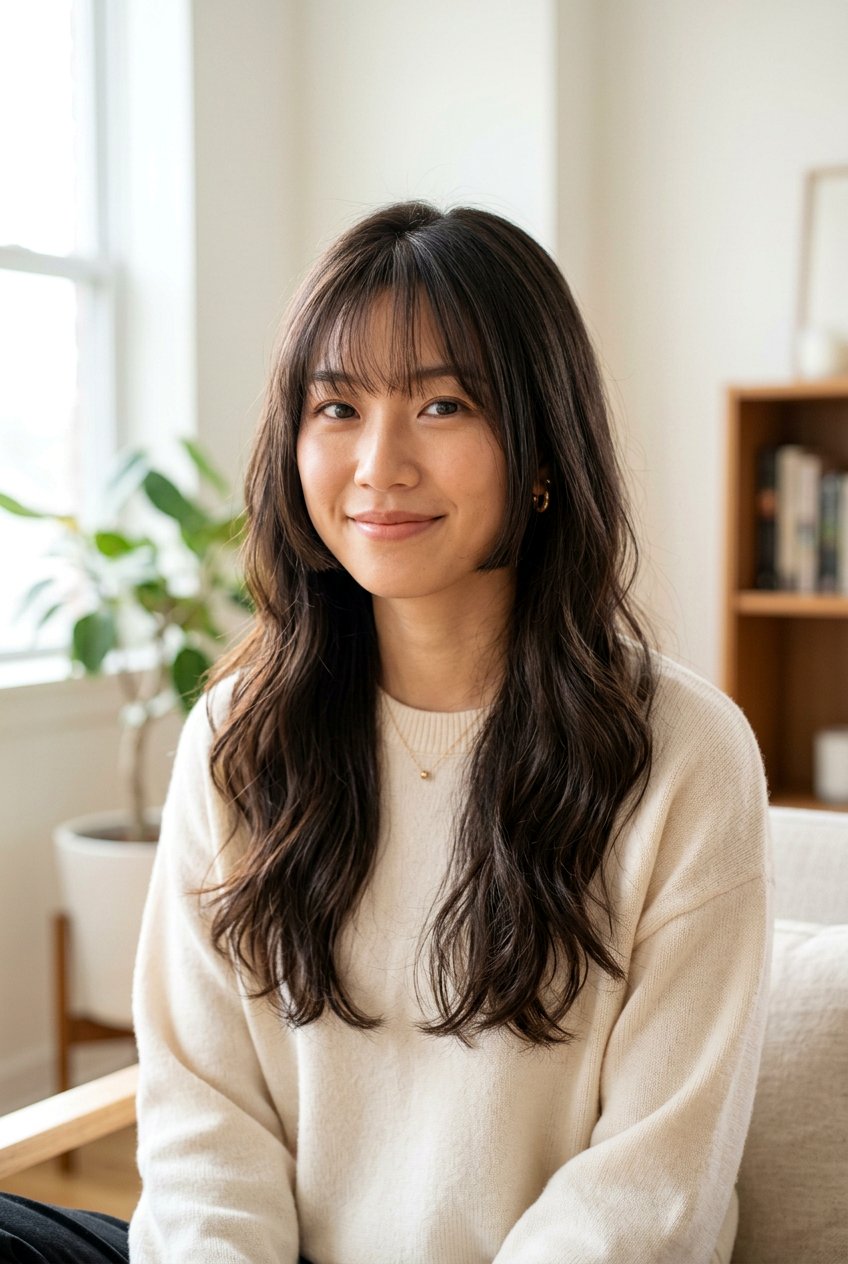 Super Soft Hime Cut With Natural Texture - 20 soft hime cut hairstyle - 20 soft hime cut hairstyle