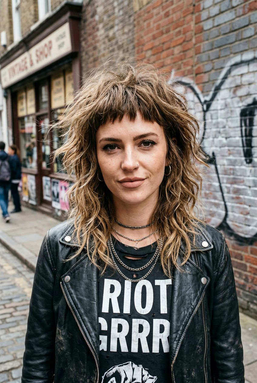 Super Textured Shag With Micro Bangs - 20 baby bangs haircut for women - 20 baby bangs haircut for women