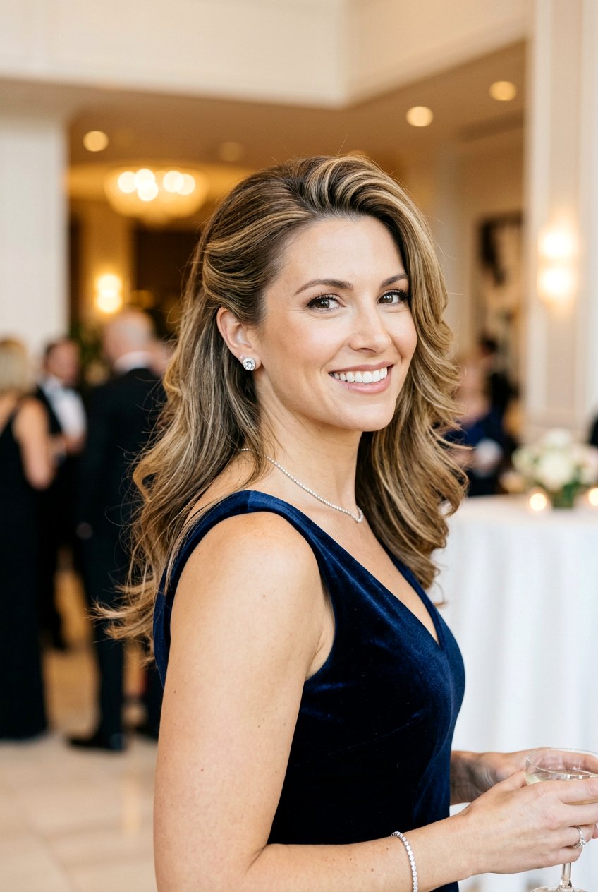 Swept Back Butterfly Layers - 20 airy butterfly layers for medium hair - 20 airy butterfly layers for medium hair