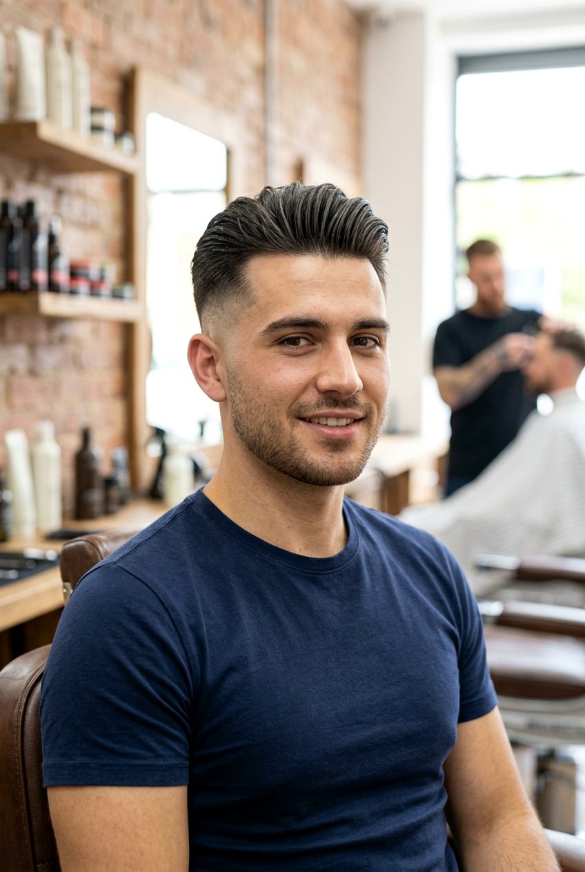 Swept Back Undercut - 20 haircuts for cowlick in front - 20 haircuts for cowlick in front