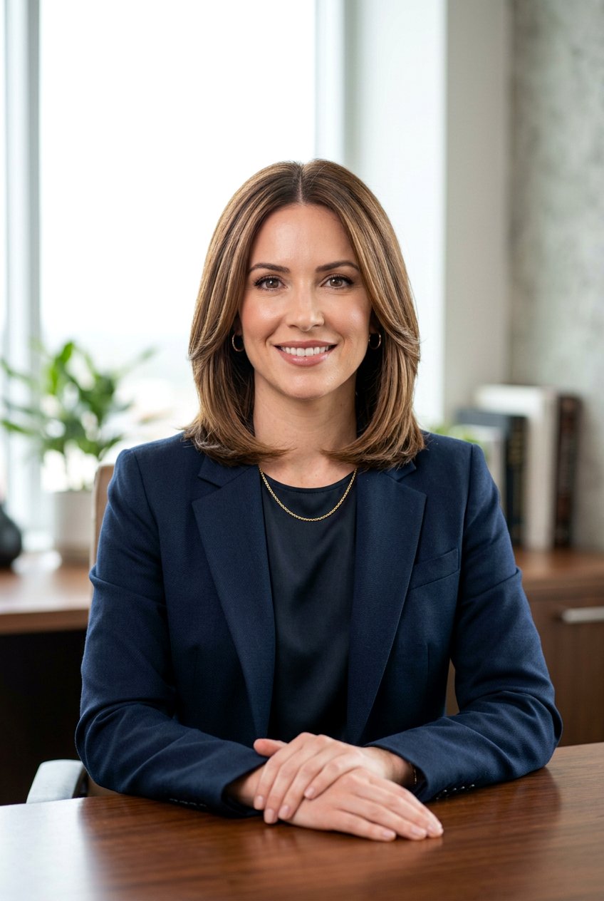 Symmetrical Layered Bob - 20 sleek office bob with layers - 20 sleek office bob with layers