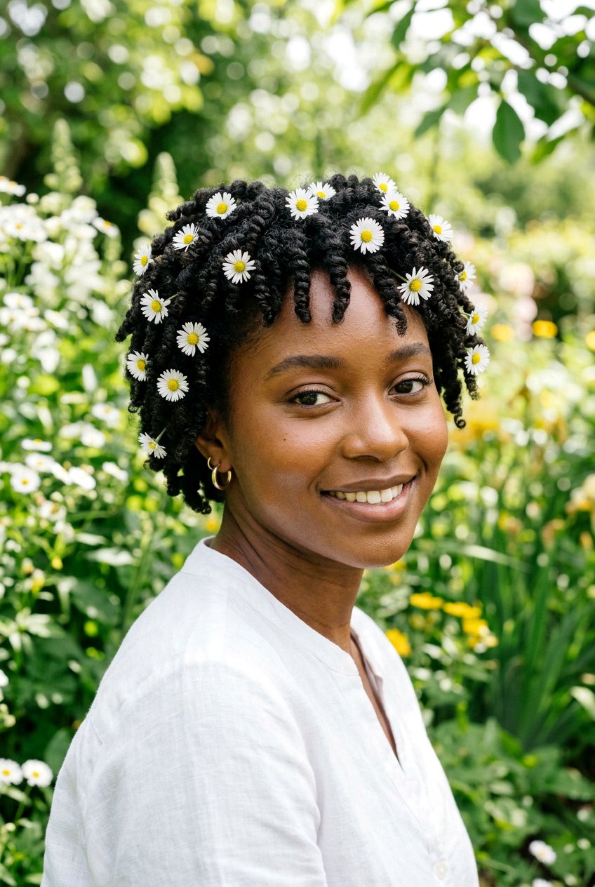 TWA Flowers - 20 twa hairstyles - 20 twa hairstyles