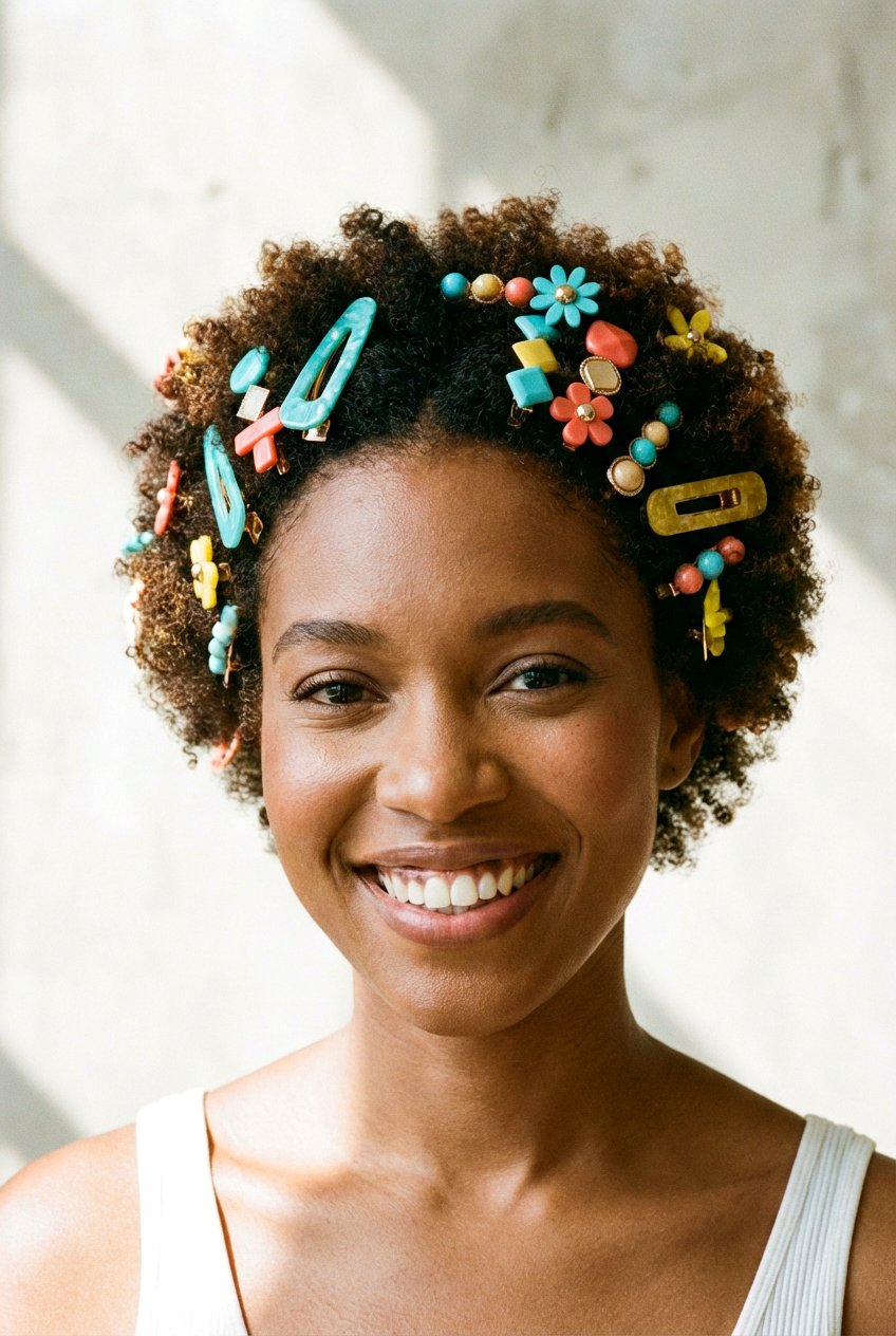 TWA Hair Clips - 20 twa hairstyles - 20 twa hairstyles