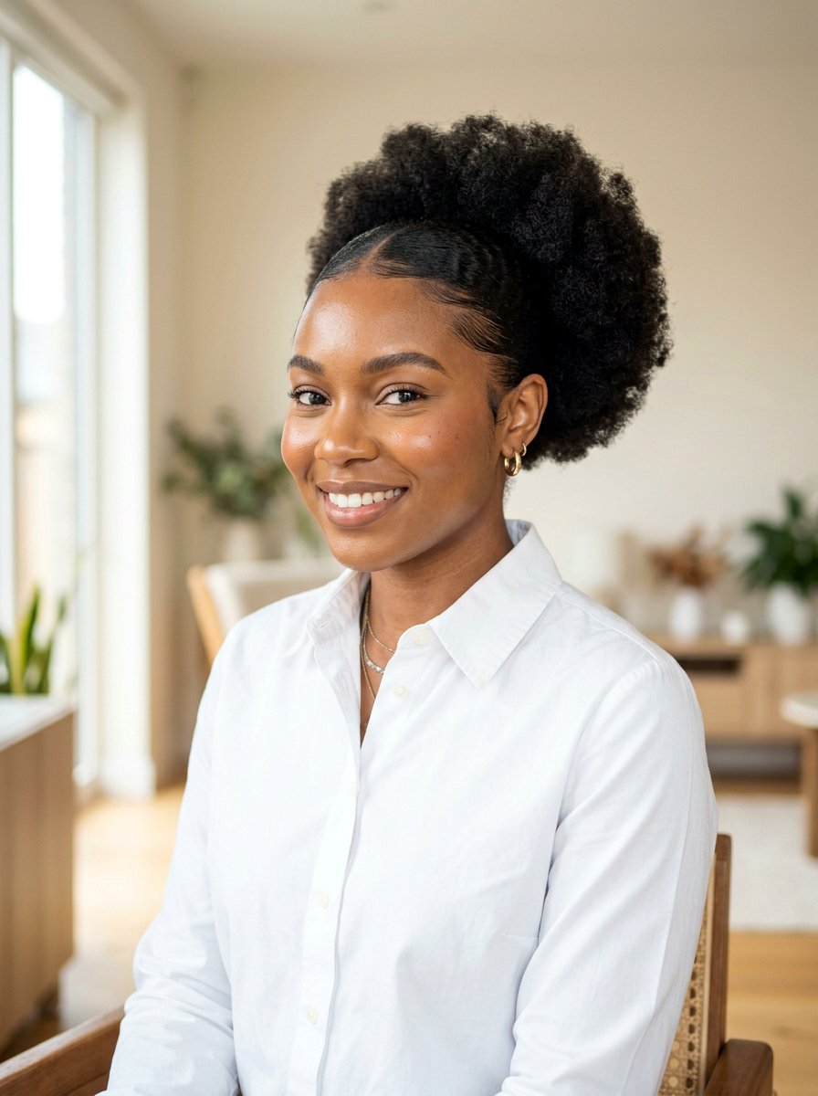 20 Professional Interview Hairstyle Ideas for Curly Natural Hair