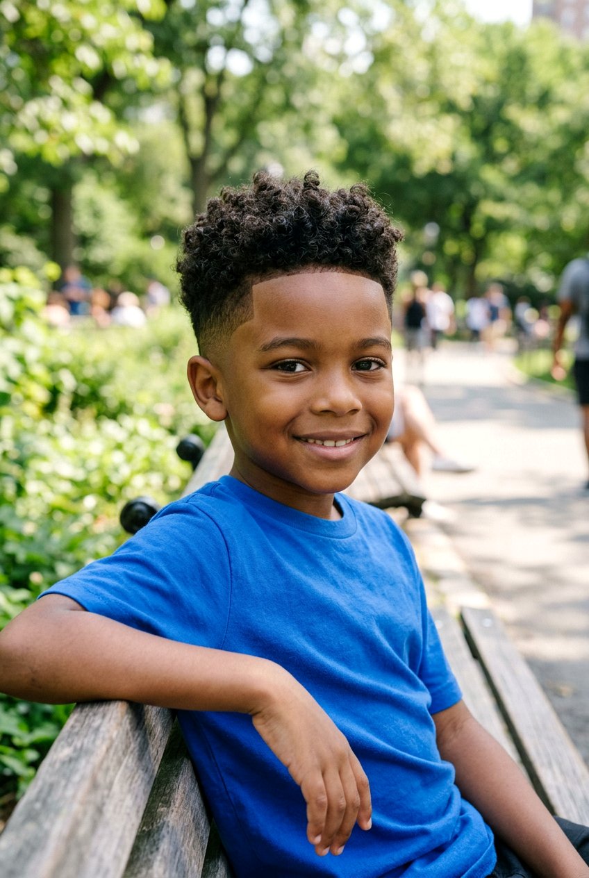 Taper Fade Curly Hair Boys - 20 boys taper haircut for thick hair - 20 boys taper haircut for thick hair