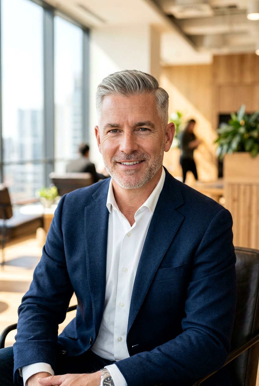 20 Handsome Men Haircut Ideas For Gray Hair Trends This Year