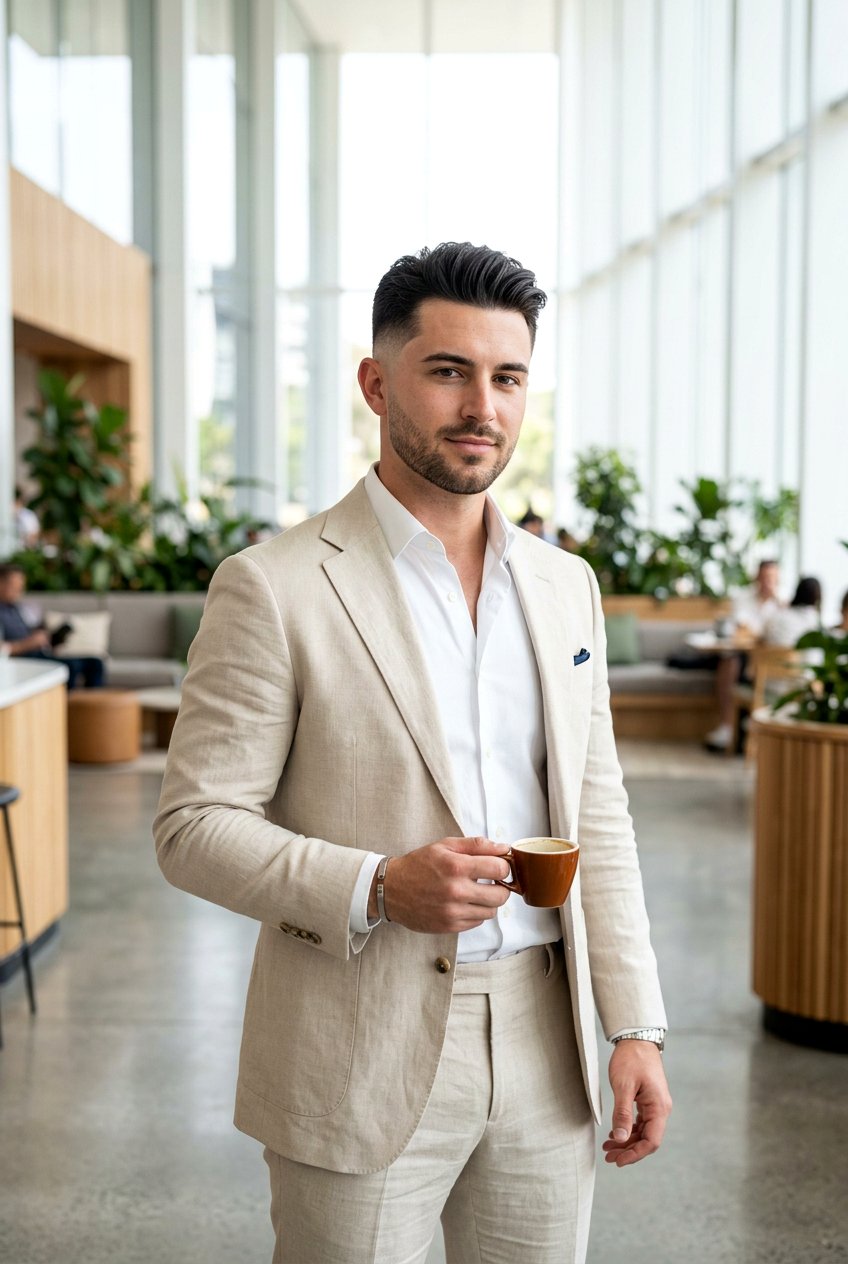 Taper Fade Haircut - 20 men haircut for round full face - 20 men haircut for round full face