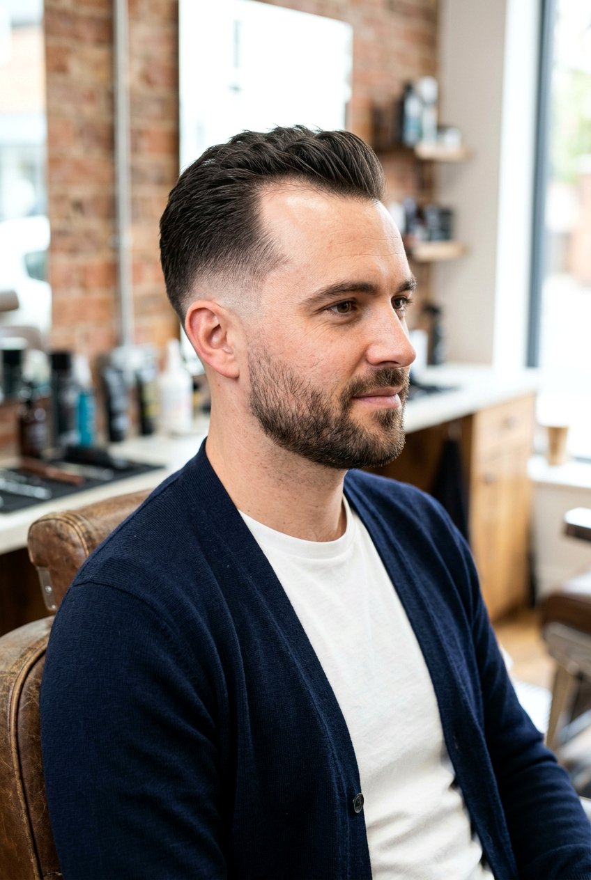 Taper Fade Haircut For Receding Temples - 20 men haircut for receding temples - 20 men haircut for receding temples