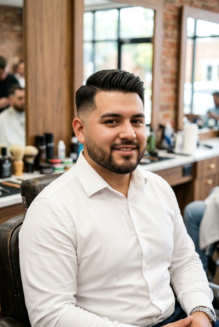 Taper Fade Men Haircut Round Face - 20 men haircut ideas for round face - 20 men haircut ideas for round face