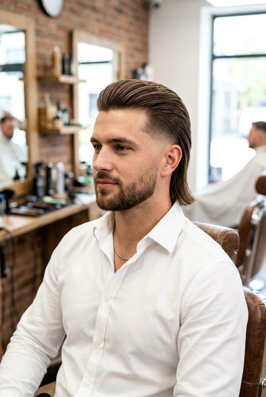 Taper Fade Mullet - 20 mullet fade for straight hair men - 20 mullet fade for straight hair men