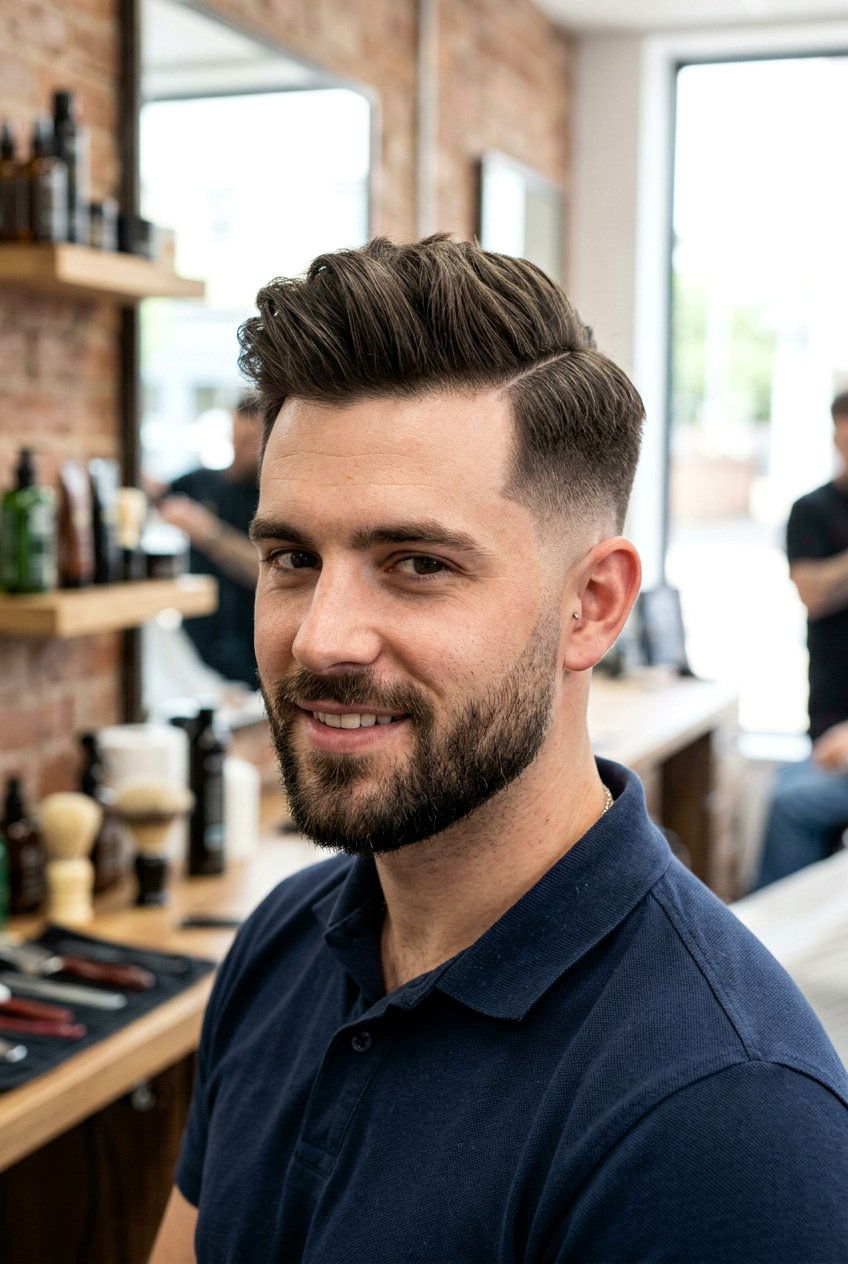 Taper Fade Side Part - 20 classic mens side part haircut - 20 classic men’s side part haircut