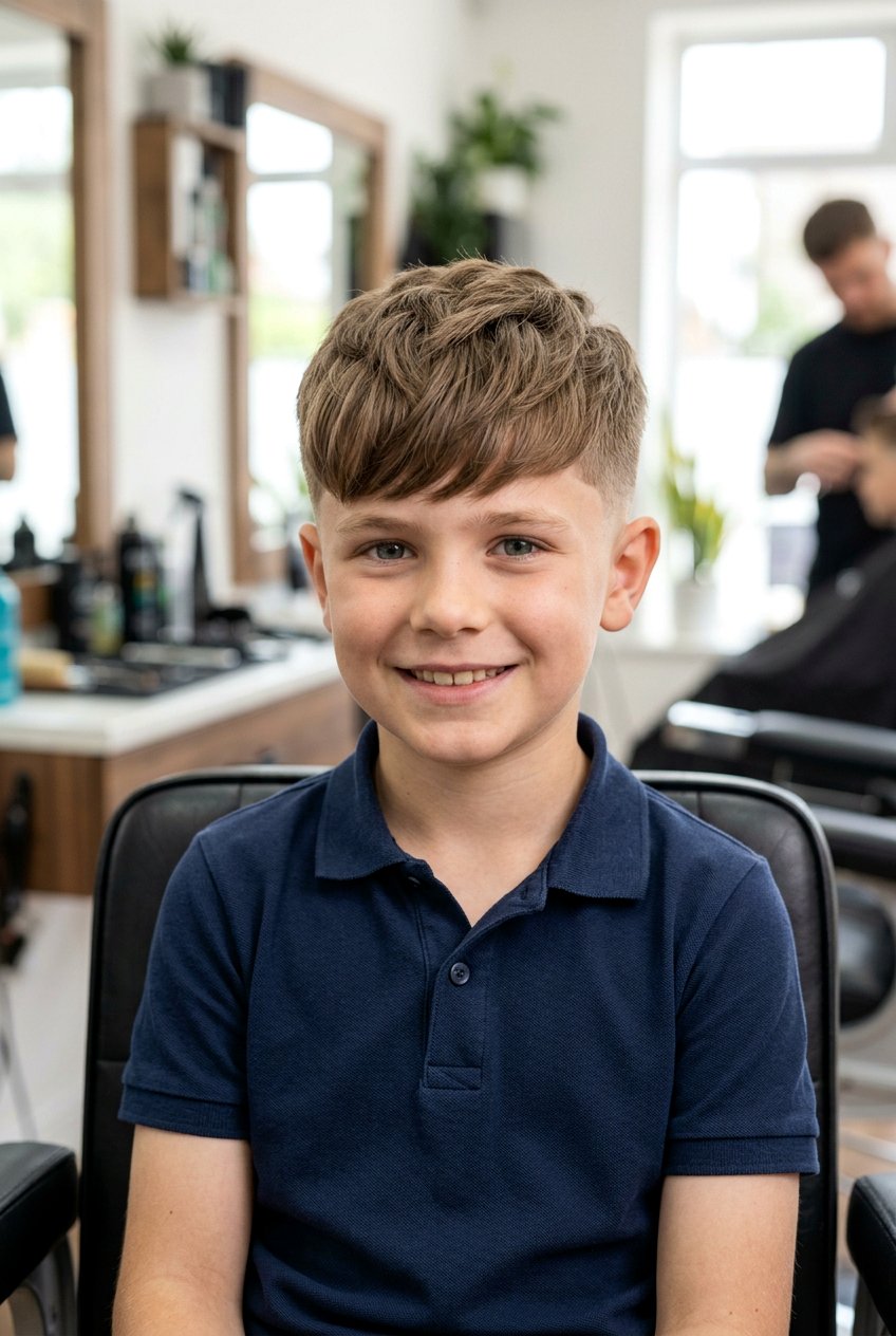 Taper Fade Textured Fringe - 20 boys haircut with textured fringe - 20 boys haircut with textured fringe