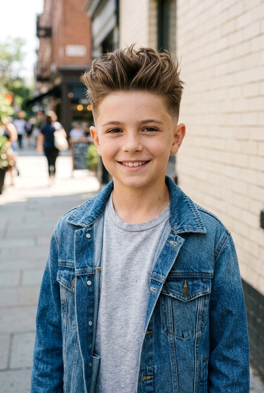 Taper Fade With Messy Quiff - 20 boys haircut ideas for taper fade - 20 boys haircut ideas for taper fade