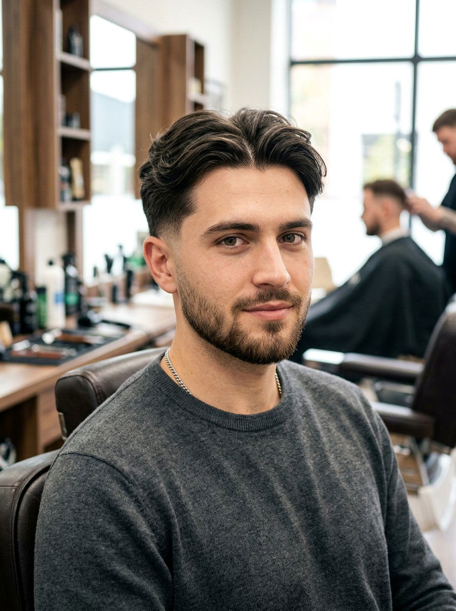 Taper Fade With Middle Part And Layered Hair - 20 taper fade with middle part - 20 taper fade with middle part