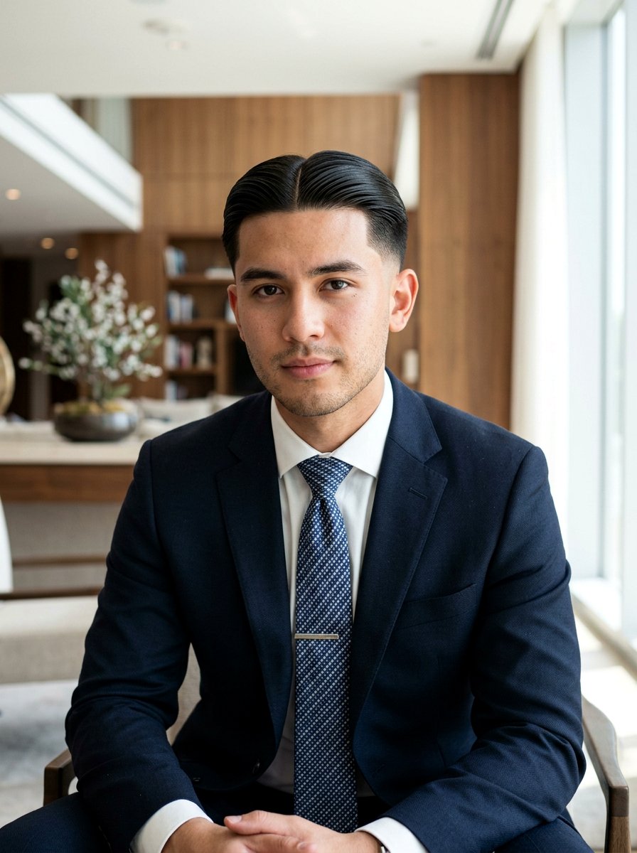 Taper Fade With Middle Part And Straight Hair - 20 taper fade with middle part - 20 taper fade with middle part