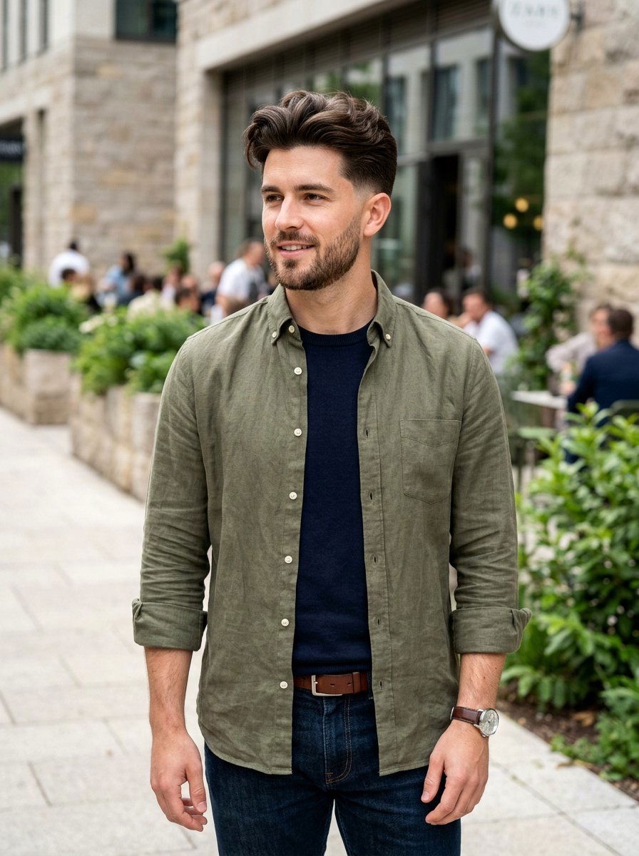 Taper Fade With Middle Part And Volume Top - 20 taper fade with middle part - 20 taper fade with middle part