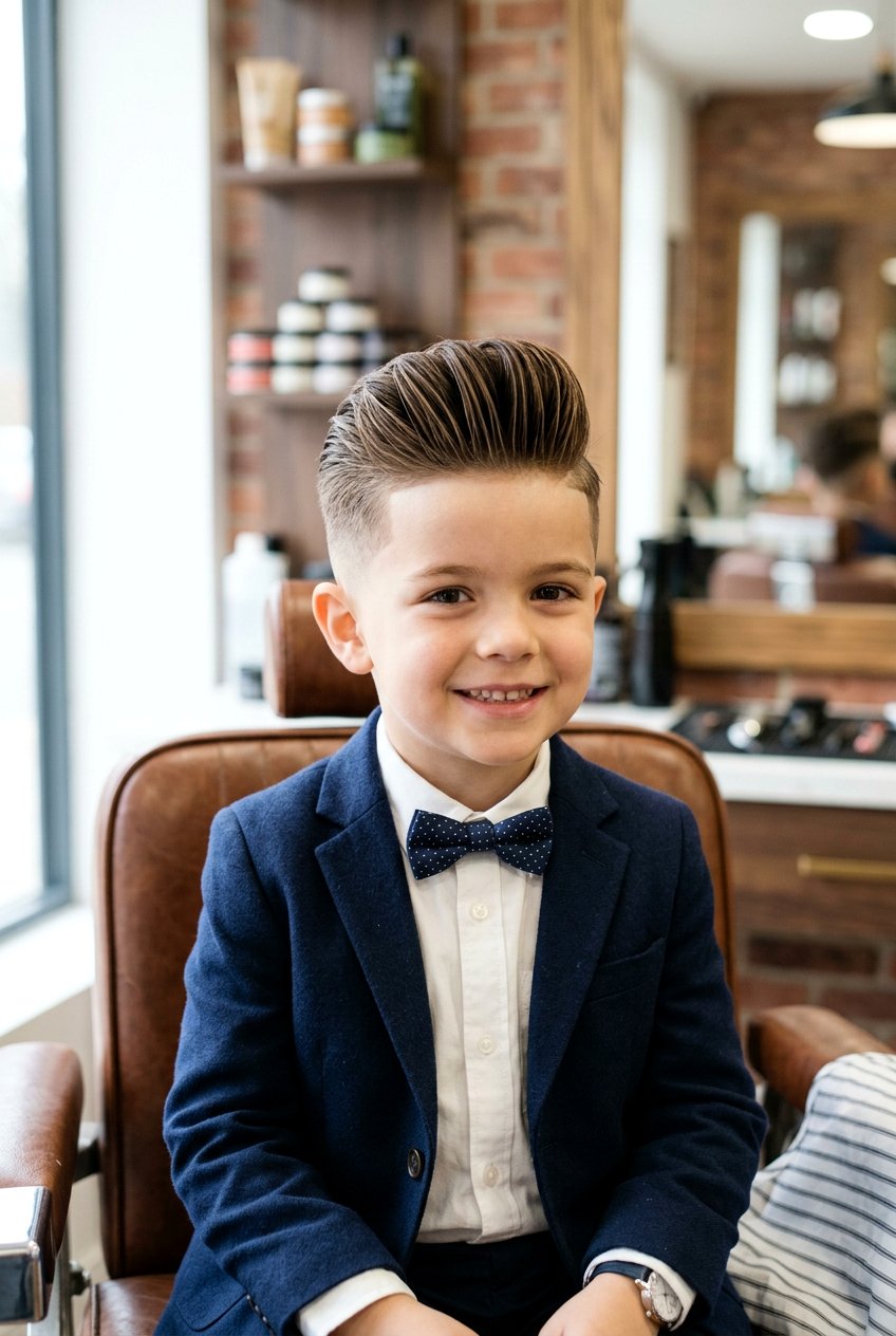 Taper Fade With Pompadour - 20 little boy haircut with taper fade - 20 little boy haircut with taper fade