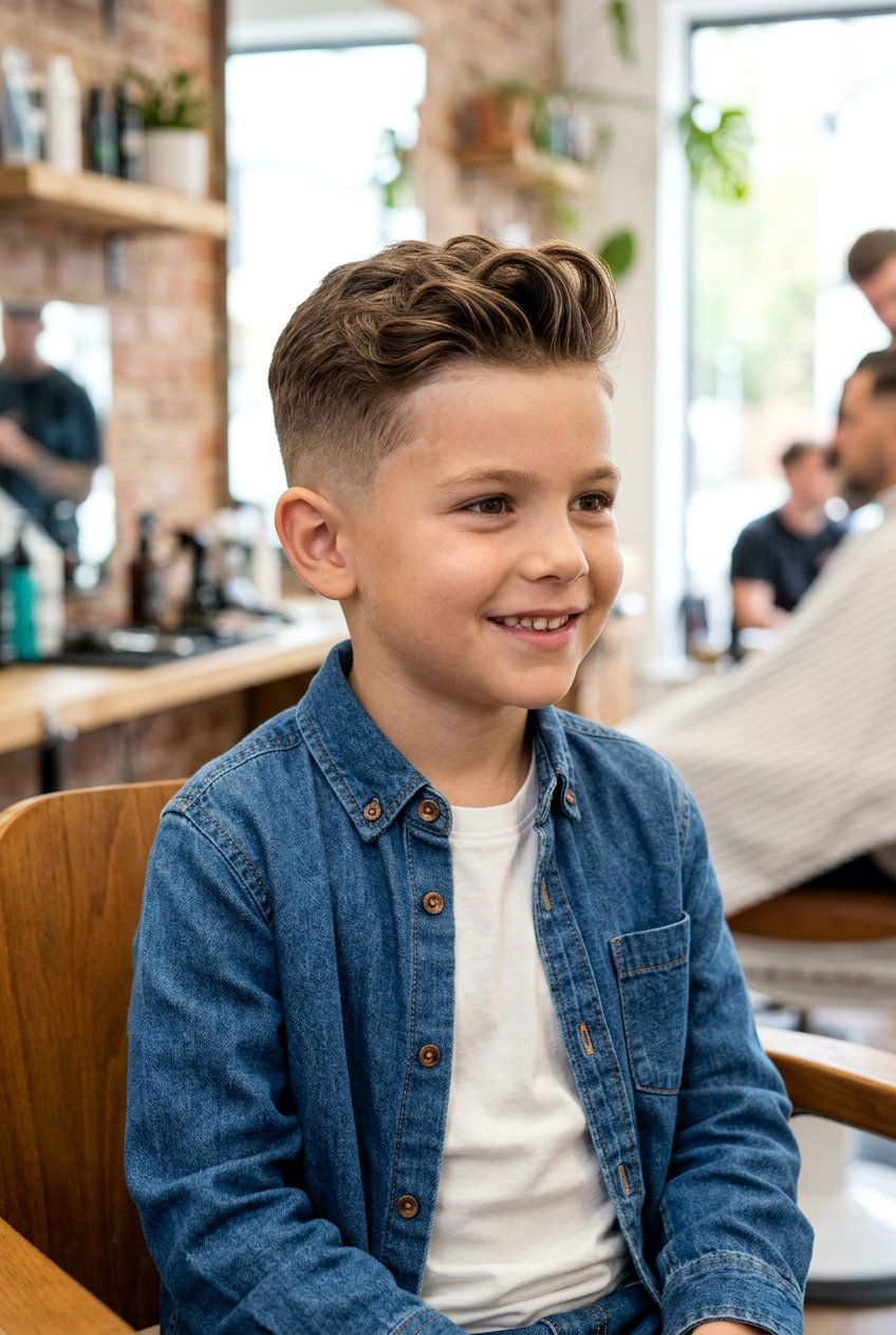 Taper Fade With Quiff - 20 little boy haircut with taper fade - 20 little boy haircut with taper fade