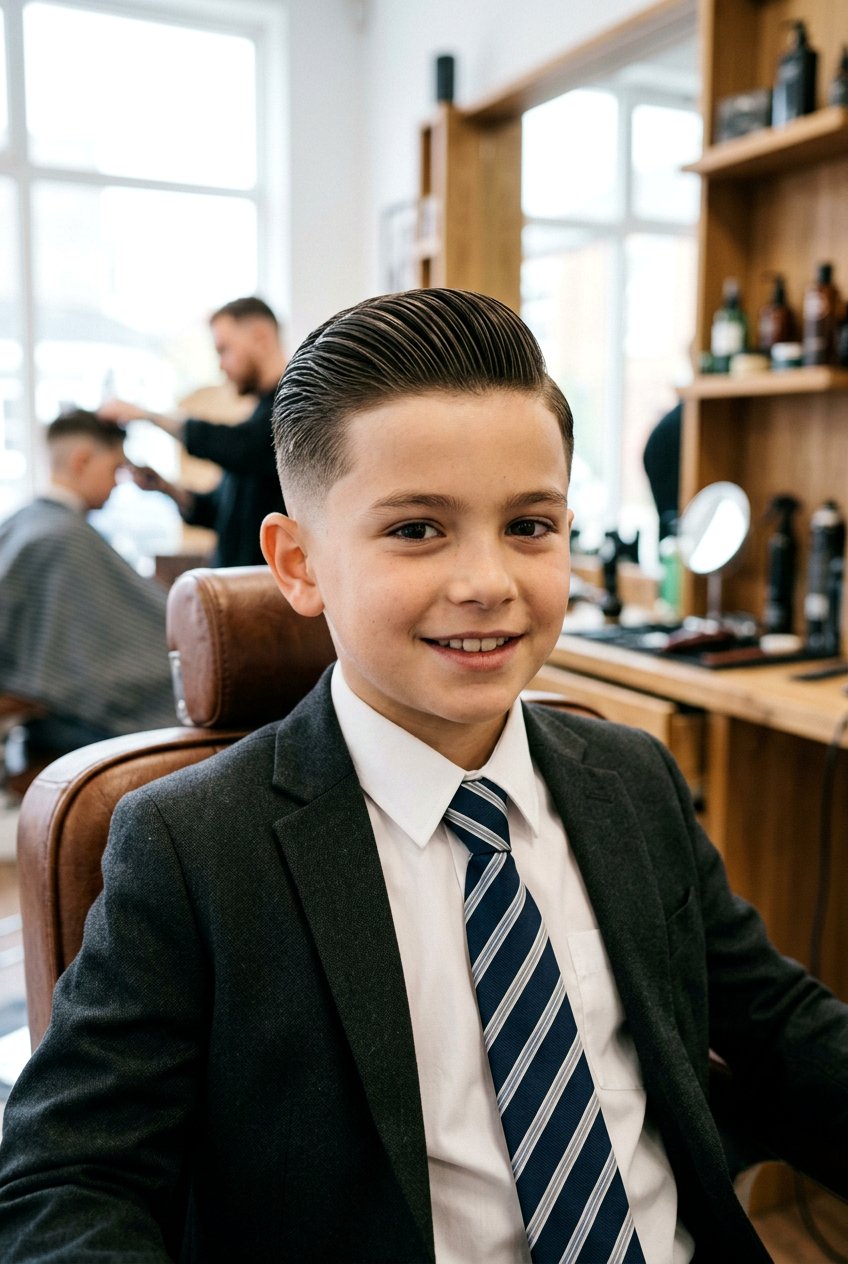 Taper Fade With Slick Back - 20 boys haircut ideas for taper fade - 20 boys haircut ideas for taper fade