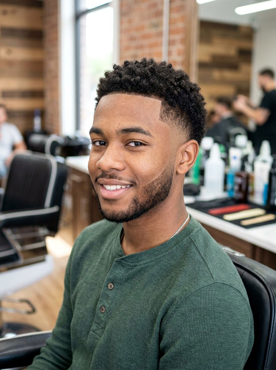 Taper Fade with Faded Beard - 20 taper fade for black boys - 20 taper fade for black boys