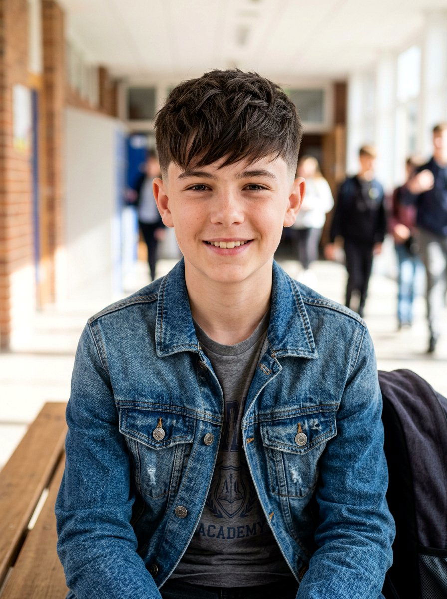 Taper With Textured Crop - 20 taper haircut for school boys - 20 taper haircut for school boys