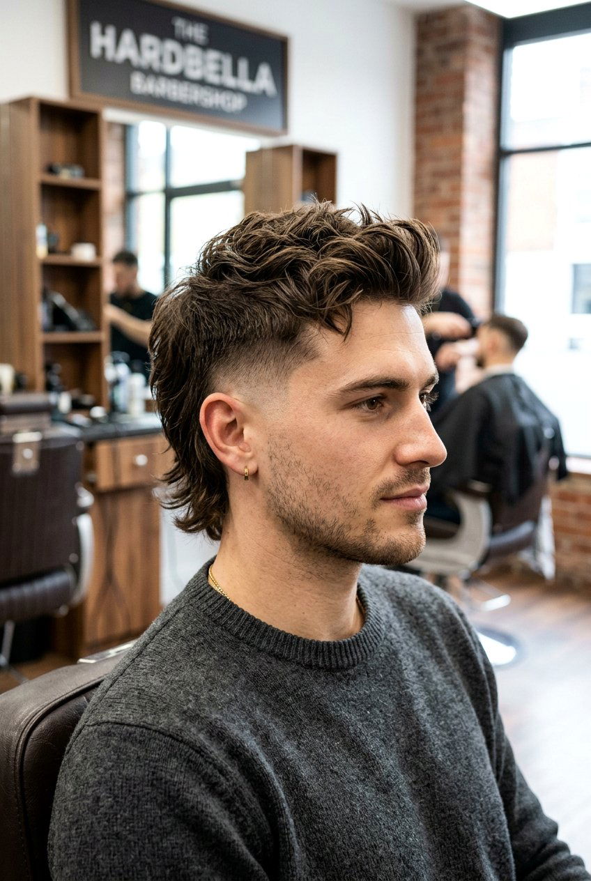Taper fade mullet - 20 modern mullet haircut - 20 modern mullet haircut